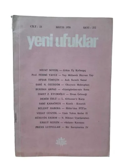 Yeni Ufuklar Sayı 272 / Mayıs 1976