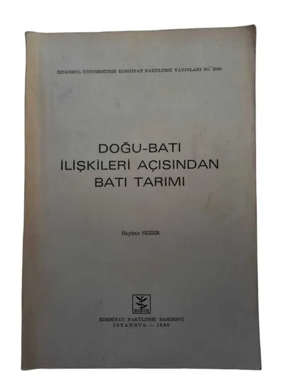 Doğu-Batı İlişkileri Açısından Batı Tarımı