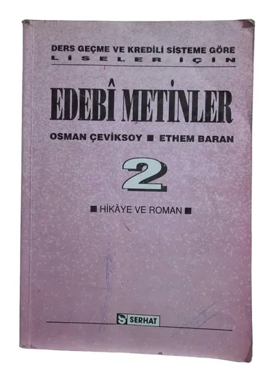 Edebi Metinler 2 Hikaye - Roman