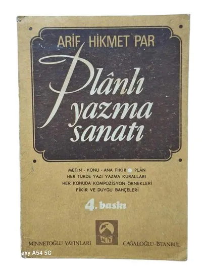 Planlı Yazma Sanatı