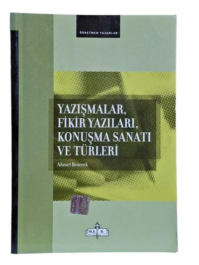 Yazışmalar Fikir Yazıları Konuşma Sanatı ve Türleri