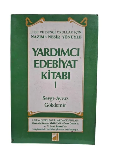 Lise ve Dengi Okullar için Nazım Yönüyle Yardımcı Edebiyat Kitabı 1