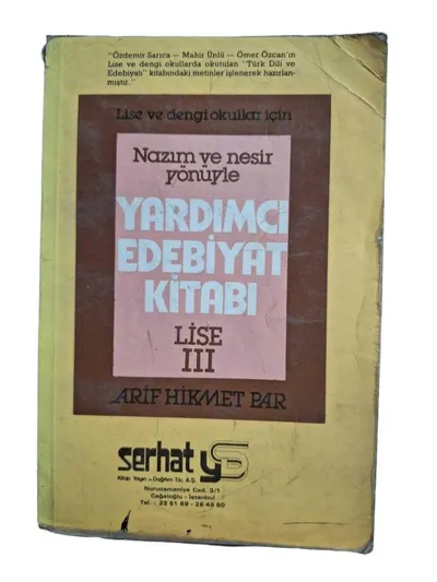 Nazım Yönüyle Yardımcı Edebiyat Kitabı 3 (Lise ve Dengi Okullar İçin)