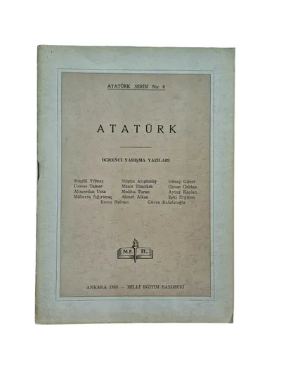 Atatürk Öğrenci Yarışma Yazıları