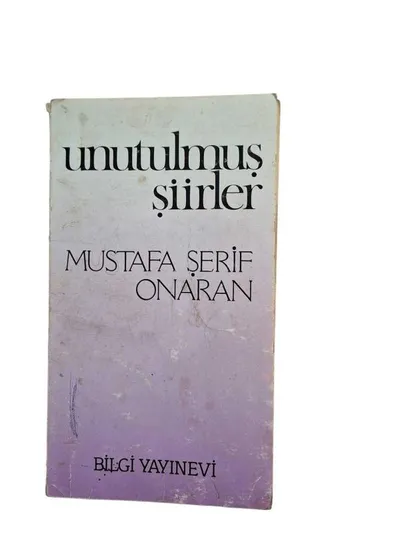 Unutulmuş Şiirler (İmzalı)