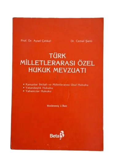 Türk Milletlerarası Özel Hukuk Mevzuatı