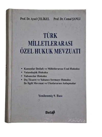 Türk Milletlerarası Özel Hukuk Mevzuatı