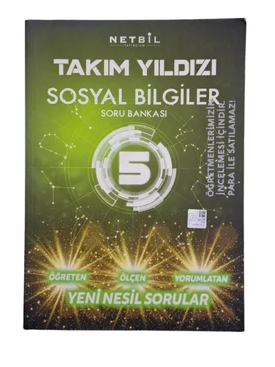 Netbil Takım Yıldızı Sosyal Bilgiler Soru Bankası 5. Sınıf