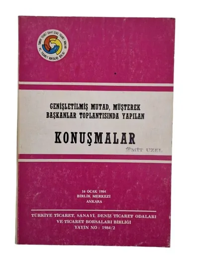 Genişletilmiş Mutad, Müşterek Başkanlar Toplantısında Yapılan Konuşmalar