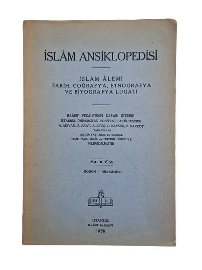 İslam Ansiklopedisi İslam Alemi Tarih, Coğrafya, Etnografya ve Biyografya Lugati 84. Cüz Modon - Muhammed