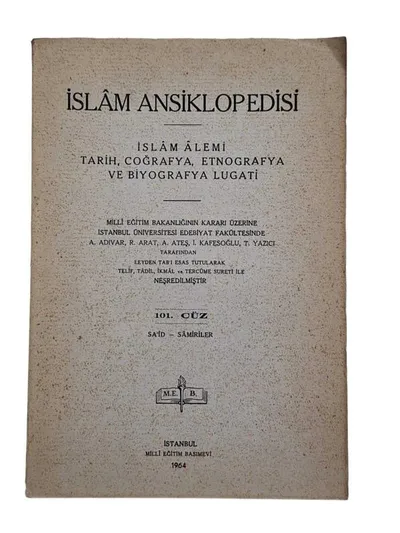 İslam Ansiklopedisi İslam Alemi Tarih, Coğrafya, Etnografya ve Biyografya Lugati 101. Cüz Sa'id - Samiriler