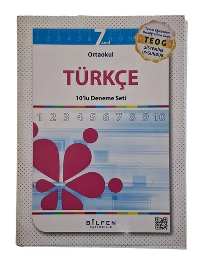 7. Sınıf Türkçe 10'lu Deneme Seti (1. Deneme Eksik)