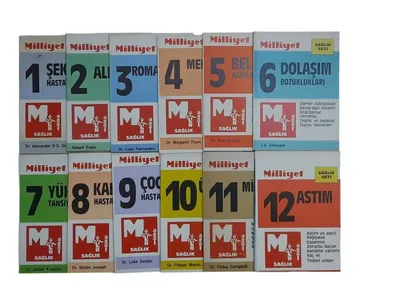 Milliyet Sağlık Seti 11 Kitap (1, 2, 3, 4, 5, 6, 7, 8, 9, 10, 12)