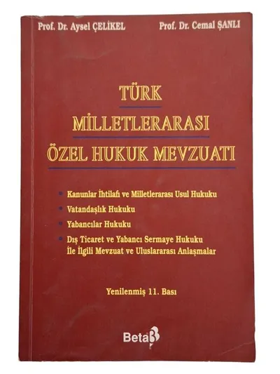 Türk Milletlerarası Özel Hukuk Mevzuatı