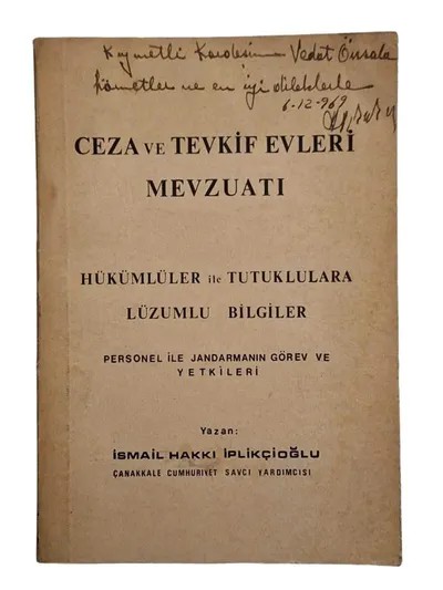 Ceza ve Tevkif Evleri Mevzuatı