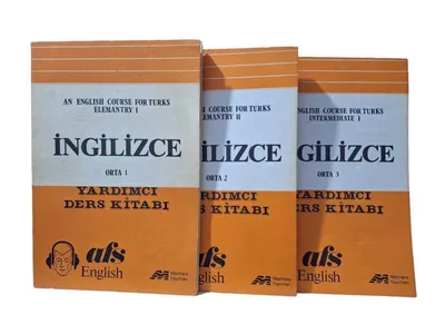 An English Course for Turks Elemantry İngilizce Yardımcı Ders Kitabı Orta 1 - 2 - 3 (3 Kitap)