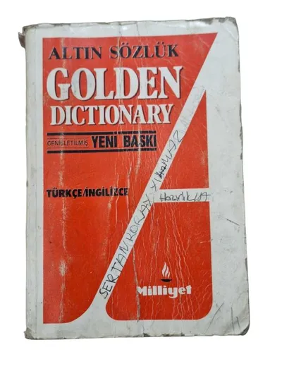 Altın Sözlük Golden Dictionary Türkç İngilizce