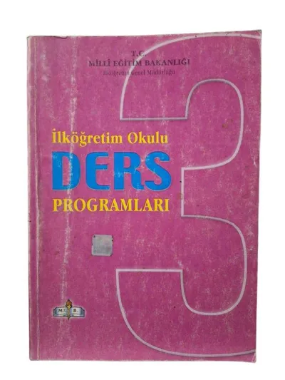 İlköğretim Okulu Ders Programları 3. Sınıf
