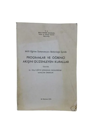 Programlar ve Öğrenci Akışını Düzenleyen Kurallar