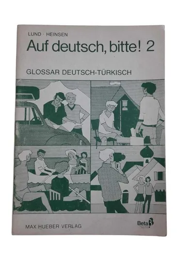 Auf Deutsch Bitte 2 Glossar Deutsch Türkisch