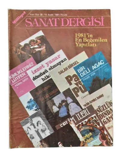 Milliyet Sanat Dergisi 15 Aralık 1981 Yeni Dizi 38