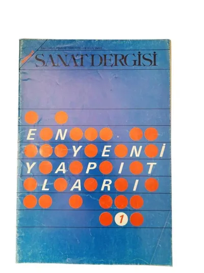 Milliyet Sanat Dergisi Sayı: 245 - 1 Ağustos 1990 En Yeni Yapıtları 1