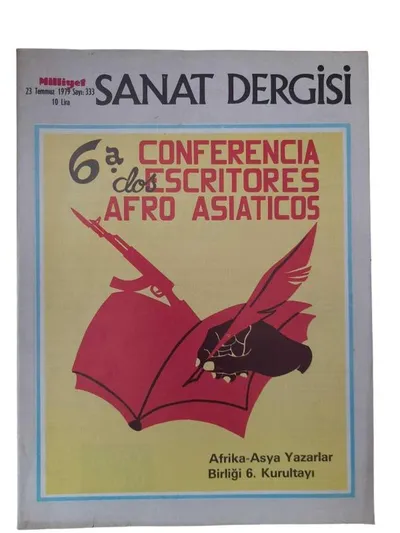 Milliyet Sanat Dergisi Sayı: 333 - 23 Temmuz 1979 Afrika - Asya Yazarlar Birliği 6. Kurultayı