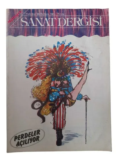 Milliyet Sanat Dergisi Sayı: 58 - Ekim 1982 Perdeler Açılıyor