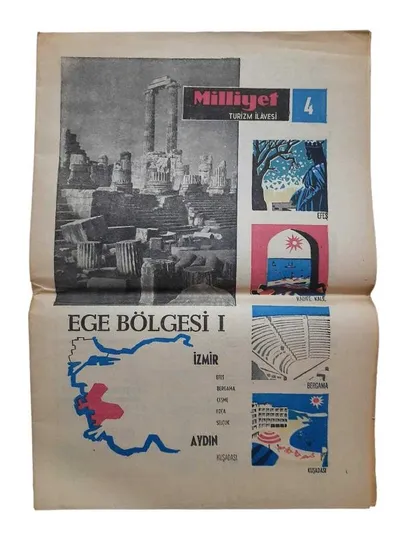 Milliyet Gazetesinin Turizm İlavesi 4 - Ege Bölgesi (1 İzmir Aydın)