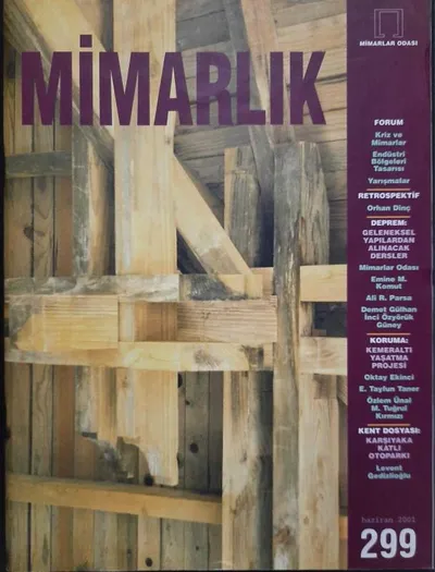 Mimarlık Haziran 2001 Sayı: 299