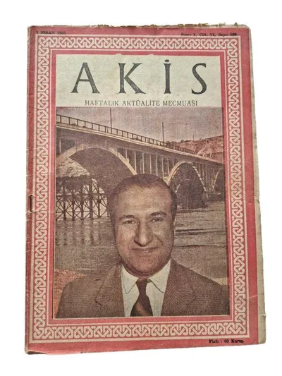 Akis Haftalık Aktüalite Mecmuası Sayı: 100 / 7 Nisan 1956