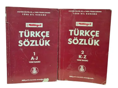 Türk Dil Kurumu Milliyet Türkçe Sözlük 2 Cilt (A-J ve K-Z)