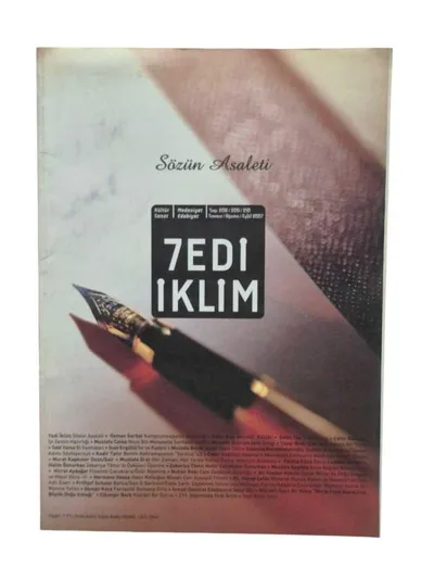 Yedi İklim Sayı: 208/209/210 Temmuz Ağustos Eylül 2007 Cilt: 20