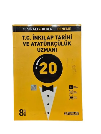 8. Sınıf T.C. İnkılap Tarihi ve Atatürkçülük Uzmanı (10 Sıralı 10 Genel Deneme)