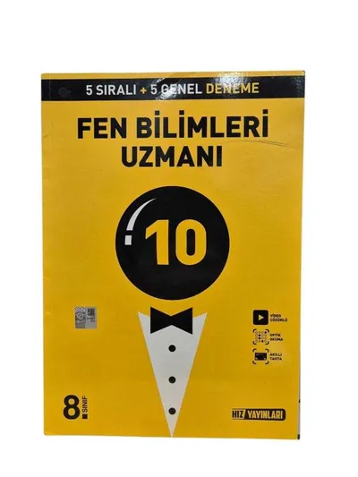 8. Sınıf Fen Bilimleri Uzmanı (10 Sıralı 10 Genel Deneme)