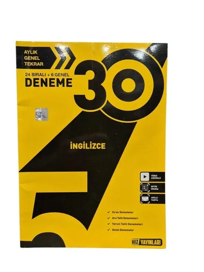 5. Sınıf İngilizce (24 Sıralı 6 Genel Deneme)
