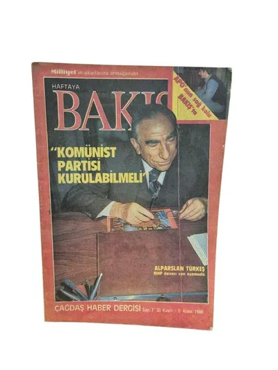 Haftaya Bakış Sayı: 7 / 30 Kasım- 6 Aralık 1986