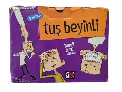Tuş Beyinli Serisi Seti - 8 Kitap Takım - Kutulu